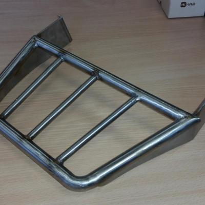 Sissy bar Inox avant chromage