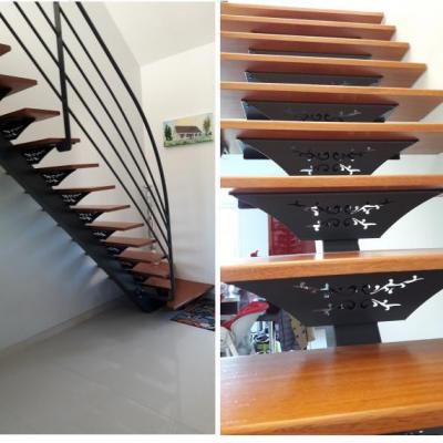 Escalier Intérieur Limon Central