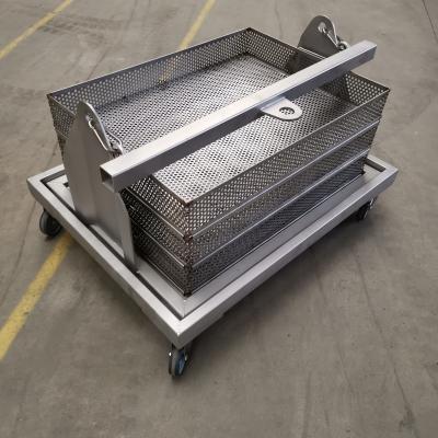 Chariot et bac Inox 316L